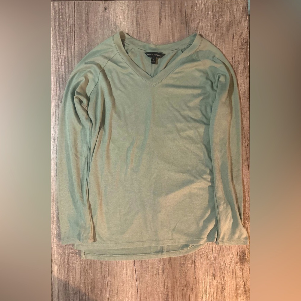 Banana Republic Green Long Sleeve Shirt Size Small
